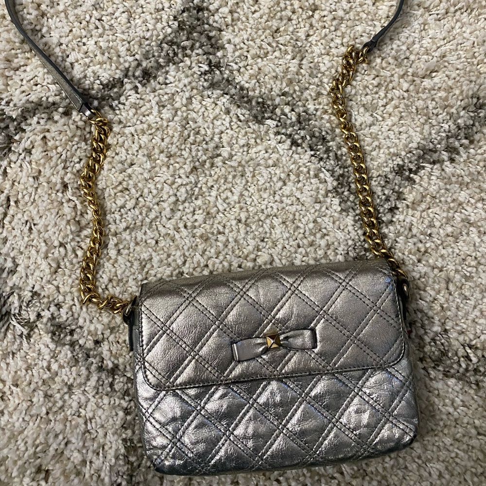 Bow Silver Bag